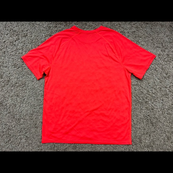 C9 Champion, Mens Neon Orange/Red Active Shirt, Large - Picture 4 of 5